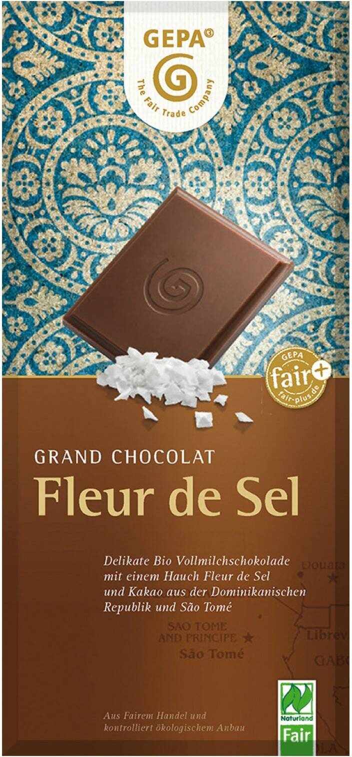 Ciocolata cu lapte si sare, eco-bio, 100 g, Fairtrade - Gepa