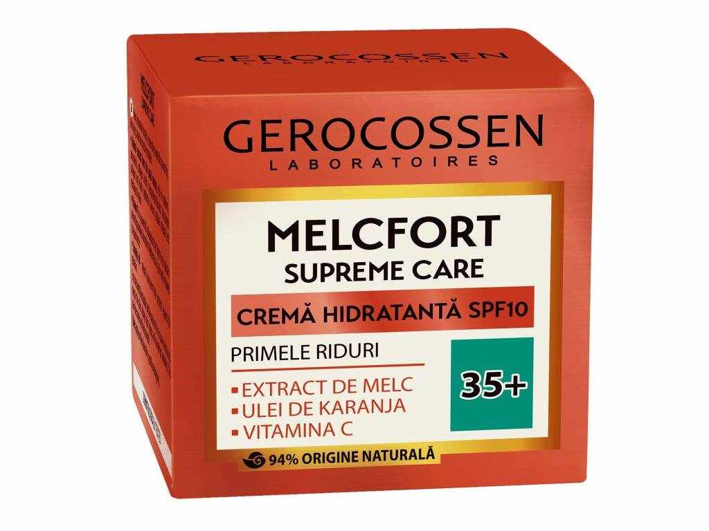 Crema hidratanta primele riduri 35+ SPF 10 Melcfort Supreme Care 50 ml, GEROCOSSEN