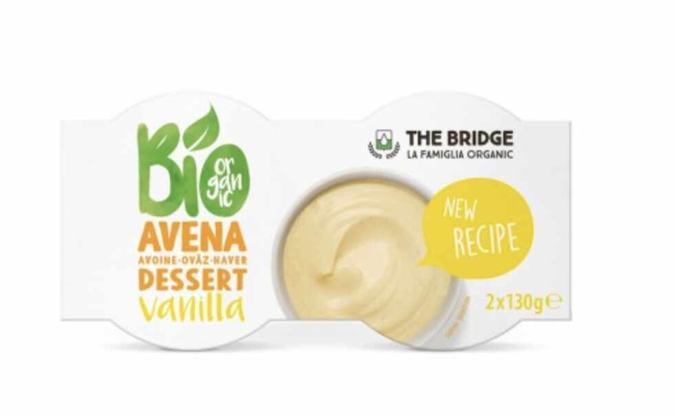 Desert cu budinca din ovaz cu vanilie, eco-bio, 2x130g - The Bridge