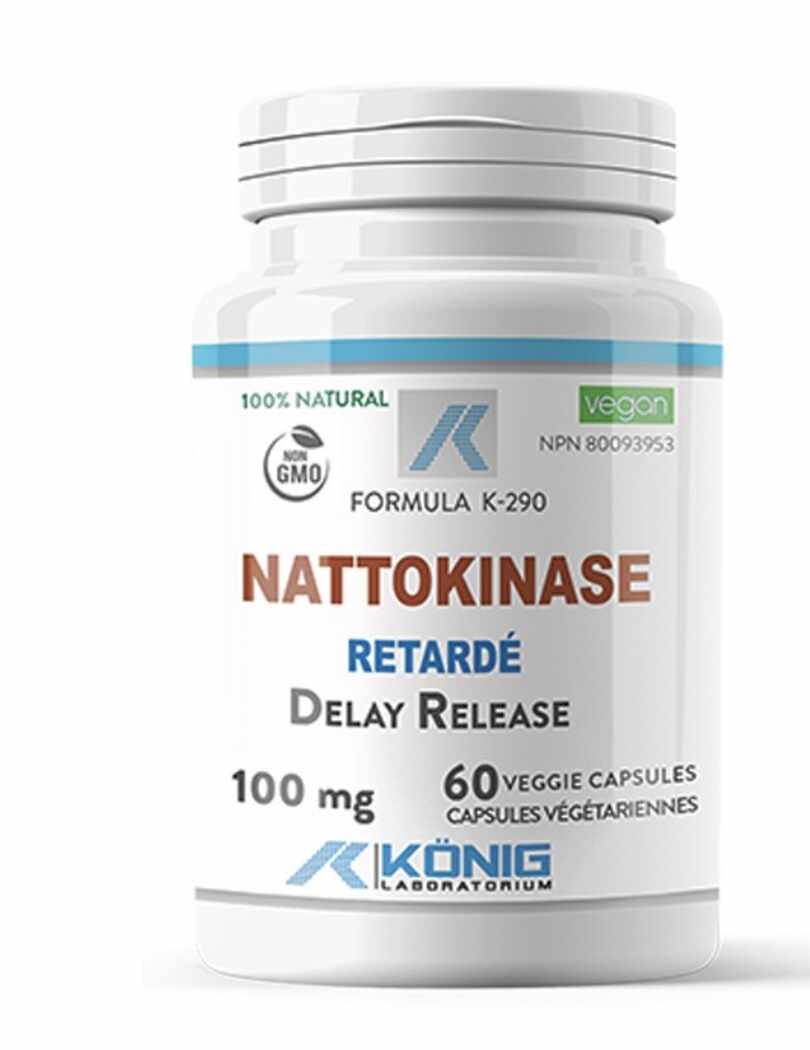 Nattokinase, nattokinaza forte, 60cps - Konig Nutrition