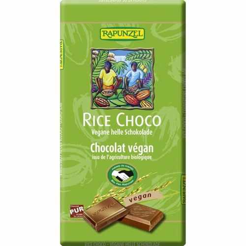Ciocolată Vegană cu Lapte de Orez, ECO 100g | Rapunzel
