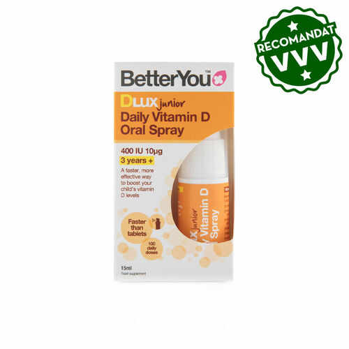 D400 Junior Vitamin D Oral Spray, 15ml | BetterYou