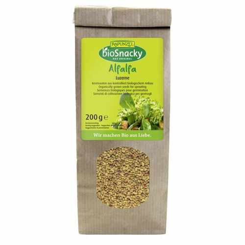 Seminte de lucerna pentru germinat 200g ECO| Rapunzel - BioSnacky