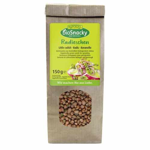 Seminte de ridiche pentru germinat, 150g ECO | Rapunzel - BioSnacky