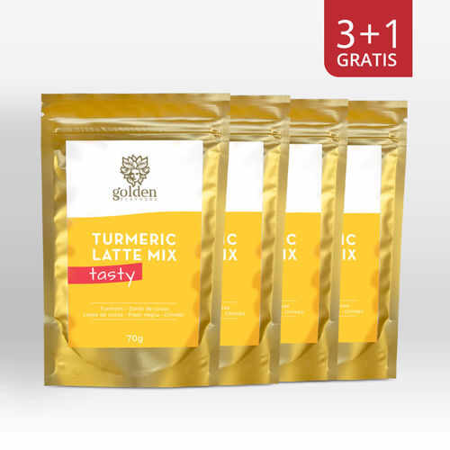 Turmeric Latte Mix Tasty 70g 3+1 Gratis | Golden Flavours 