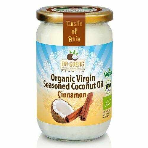 Ulei de cocos condimentat cu scortisoara, eco-bio, 190ml Dr. Goerg