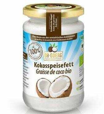 Ulei de cocos Premium dezodorizat, pentru gatit, eco-bio, 200ml Dr. Goerg