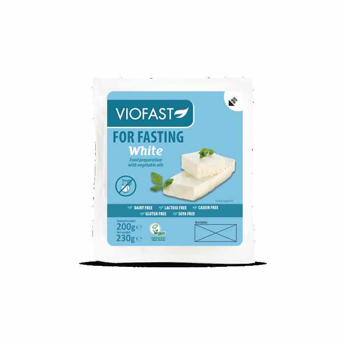 Viofast Alb - tip branza FETA vegana - pentru post 200g - Violife