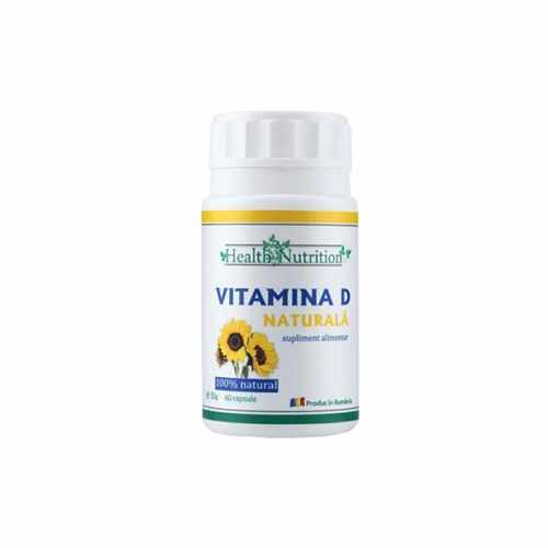 Vitamina D Naturală, 60 capsule | Health Nutrition