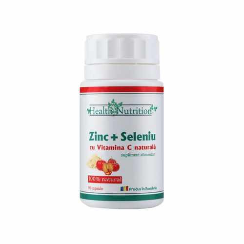 Zinc, Seleniu și Vitamina C, 90 capsule | Health Nutrition