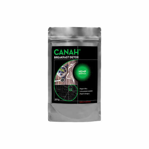Breakfast Detox - ACTIVE Colon - Fibre din semințe de cânepă, 300g | Canah