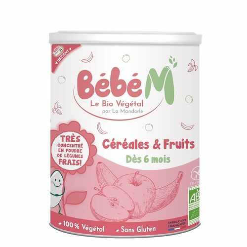 Cereale + Fructe Pentru Bebeluși - de la 6 luni, 400g | La Mandorle
