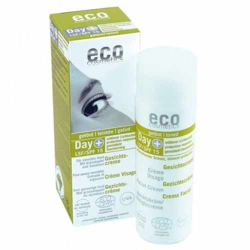 Cremă de Zi Hidratantă Nuanțatoare cu Protecție Solară FPS15, 50ml | Eco Cosmetics