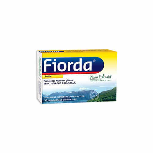 FIORDA - Comprimate cu Aromă de Lămâie, 30 cmp | Plantextrakt