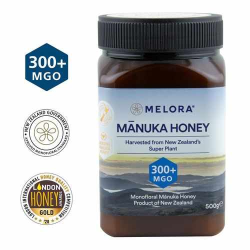 Miere de Manuka, MGO 300+ Noua Zeelandă Naturală, 500 g | MELORA