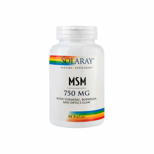MSM 750mg, 90 capsule vegetale | Secom