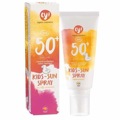 Spray Bio Protecție Solară Bebe și Copii FPS 50+, 100ml - ey! | Eco Cosmetics