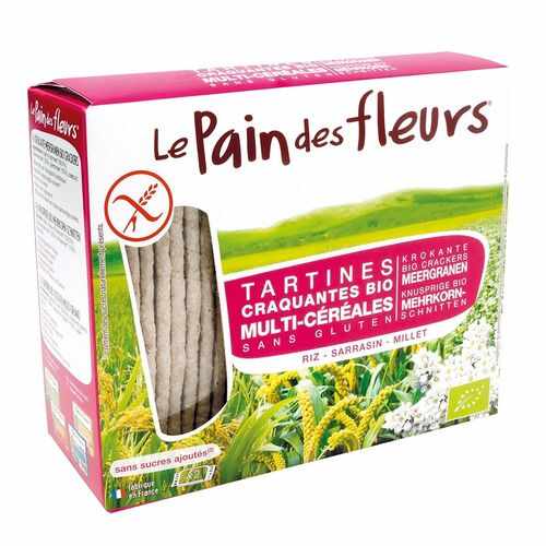 Turte Crocante Multicereale Fără Gluten, 150g ECO| Le Pain des Fleurs