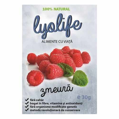 Zmeură - Fructe Liofilizate, 30g | LyoLife