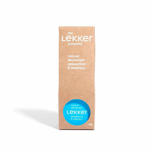 Deodorant Natural Cremă cu Mentă și Rozmarin, 30g | The Lekker Company