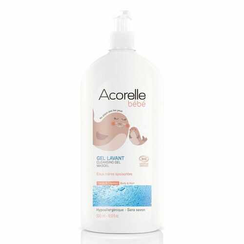 Gel curățare bebeluși cu concentrat de apă termală, 500ml | Acorelle