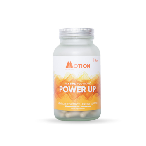Power Up – Performanta mentala, Aport de energie  - 60 capsule | Motion Nutrition