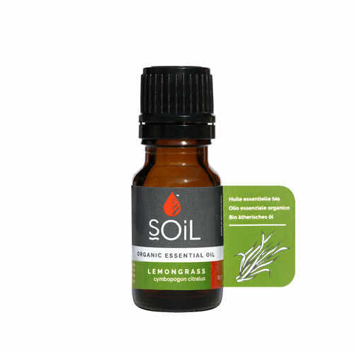 Ulei Esential Lemongrass 100% Organic ECOCERT, 10ml | SOiL