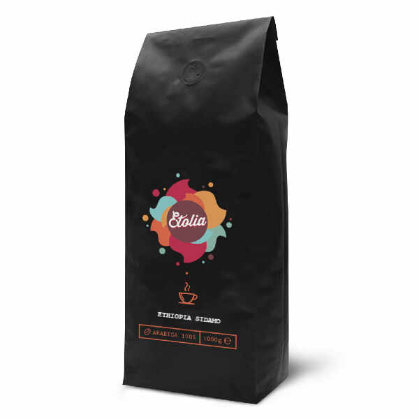 Etolia Ethiopia Sidamo 1kg cafea boabe proaspat prajita