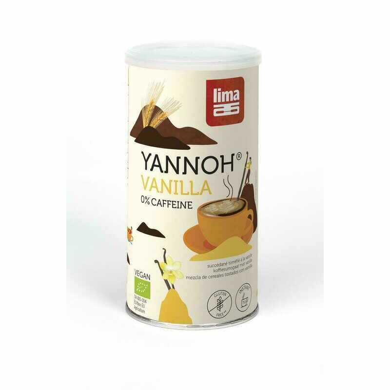 Bautura din cereale Yannoh Instant cu vanilie eco, 150g - Lima