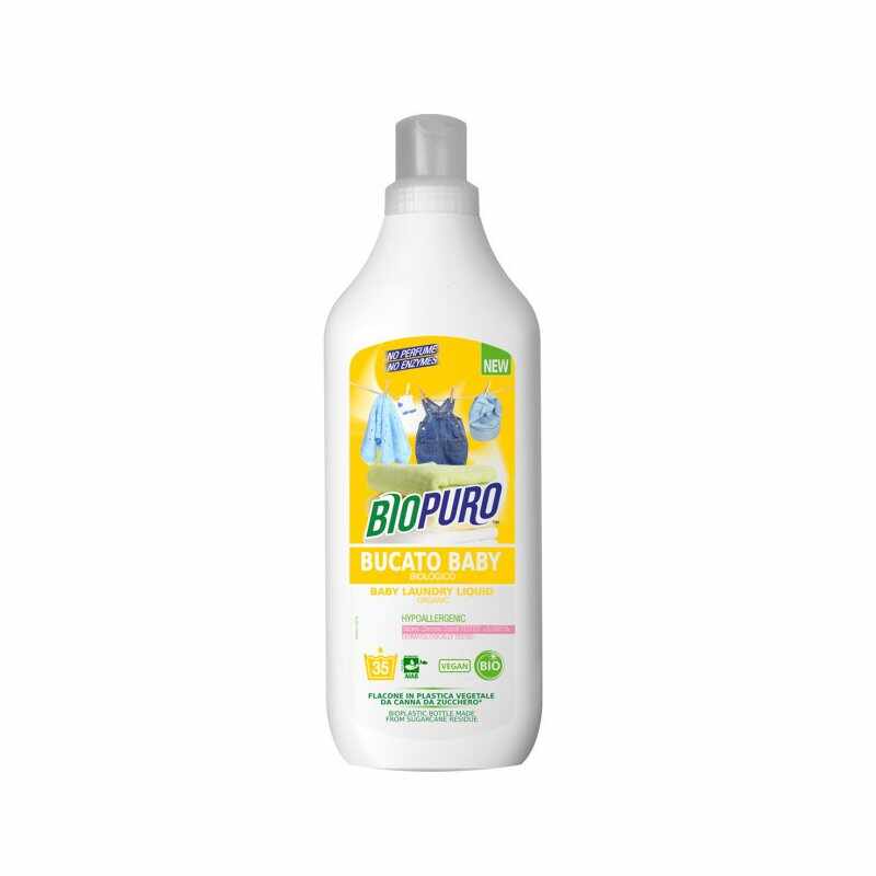 Detergent hipoalergen pentru hainutele copiilor, bio, 1L - Biopuro