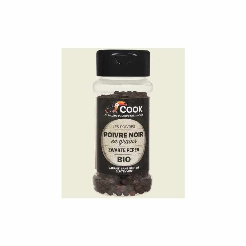 Piper negru boabe bio 50g Cook
