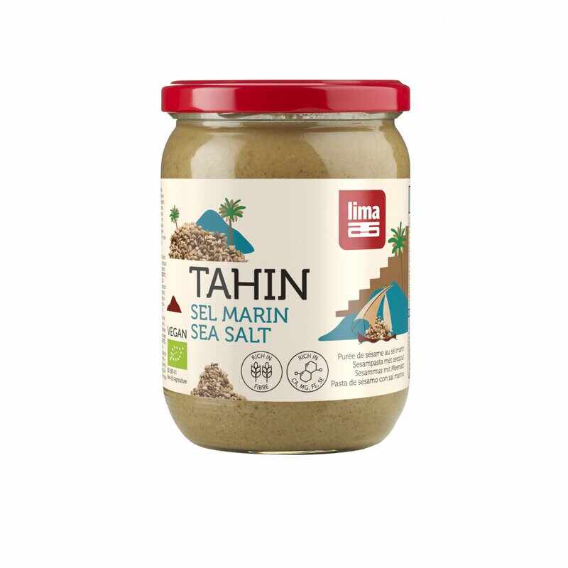 Tahini cu sare de mare bio 500g Lima