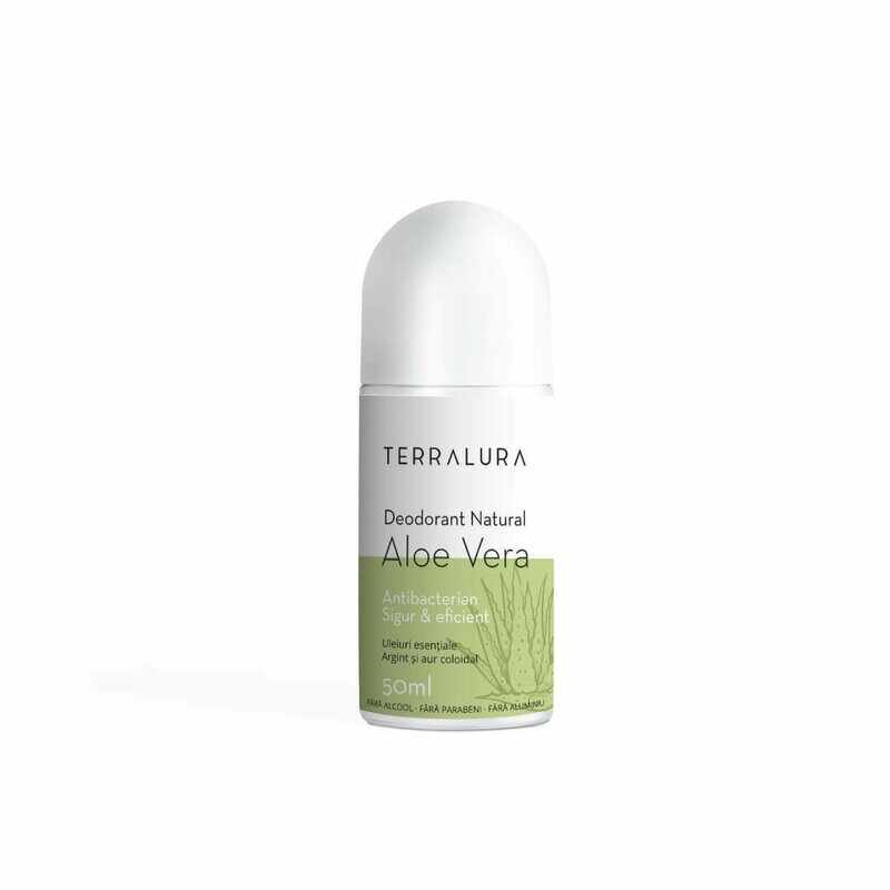 Deodorant Roll-on Natural Aloe Vera, 50ml, Terralura