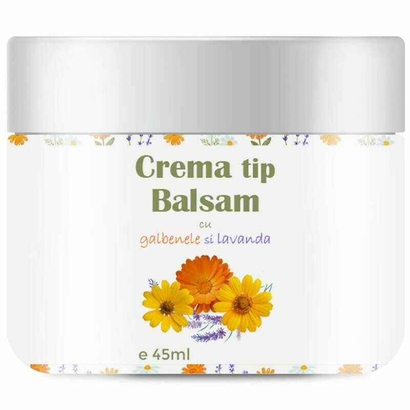 Crema tip Balsam cu Galbenele si Lavanda, 45 ml Bios Mineral Plant