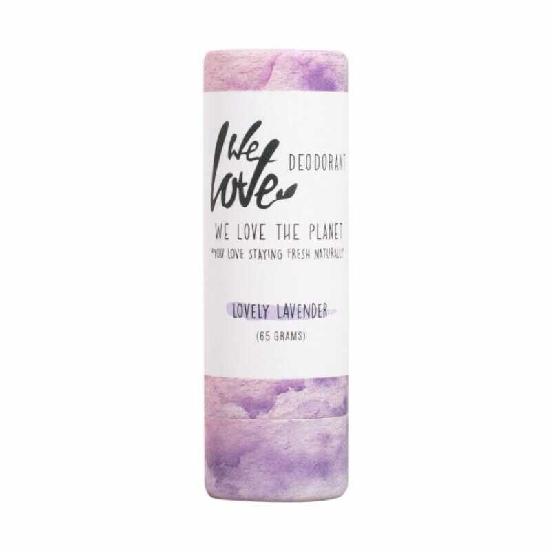 Deodorant natural stick, Lovely Lavender, 65g, We love the planet