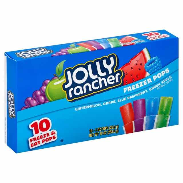 Jolly Rancher Freezer Bar - batoane inghetate 283.5g, 10 batoane
