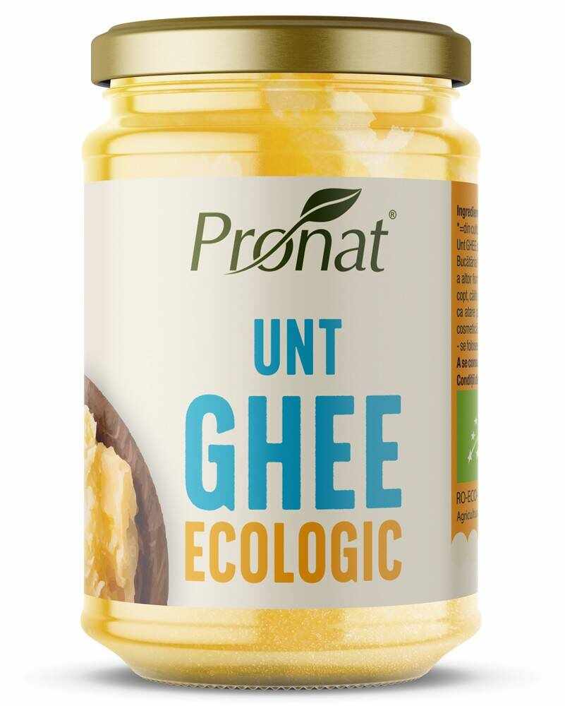 Unt ghee eco-bio, 300ml - 250g Pronat