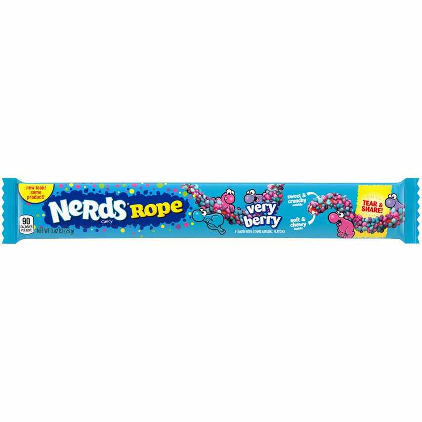 Wonka Nerds Rope Very Berry - fructe de padure 26g