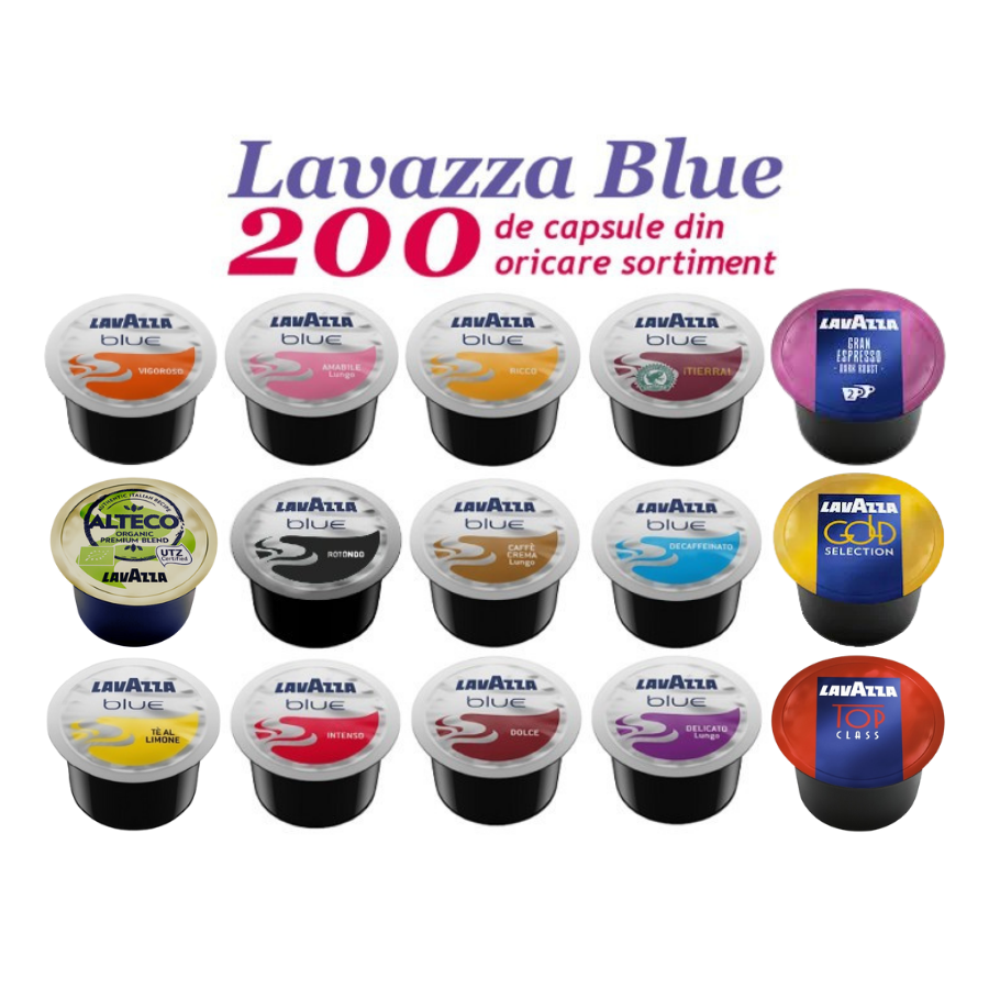 Capsule Lavazza Blue Duo Pack 200 buc