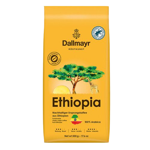 Dallmayr Ethiopia UTZ 500g cafea boabe