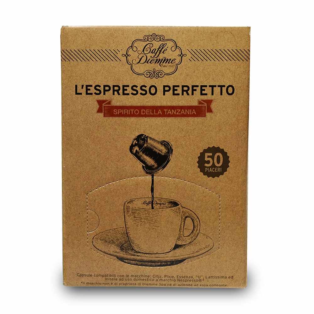 Diemme Spirito del Tanzania capsule cafea compatibile Nespresso