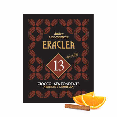 Eraclea Antica Cioccolateria 13 ciocolata calda neagra cu portocala si scortisoara 15 plicuri