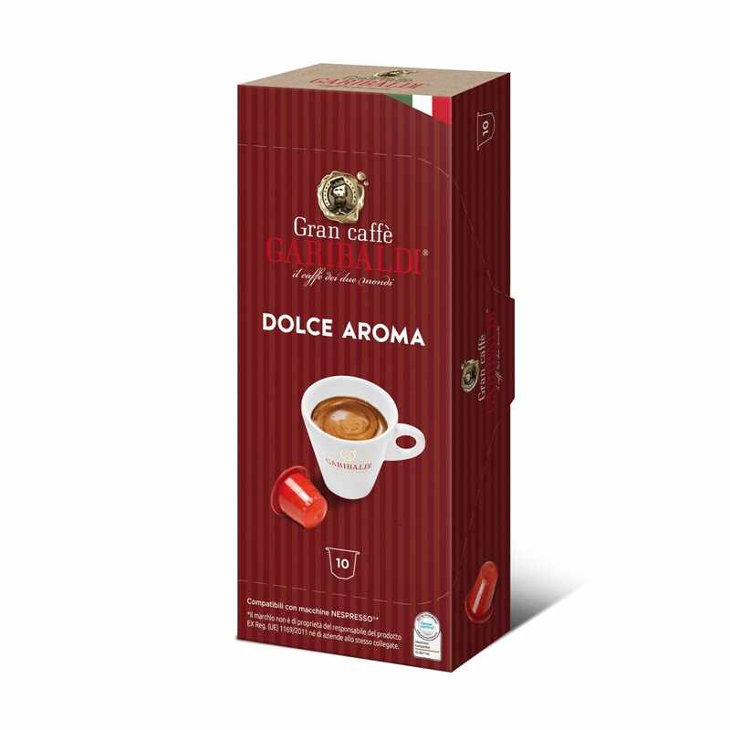 Garibaldi Dolce Aroma 10 capsule compatibile Nespresso