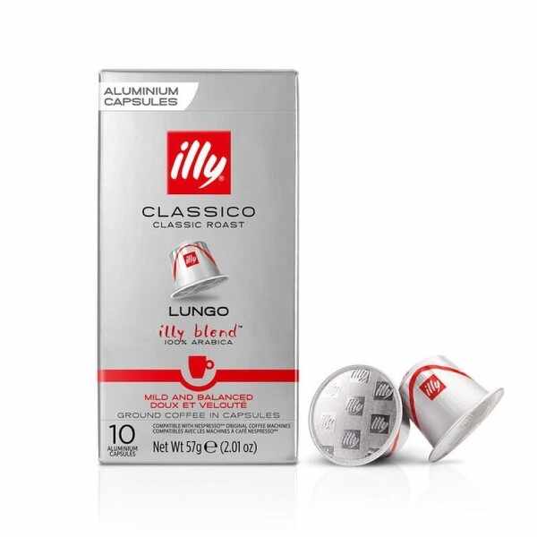Illy Classico Lungo 10 capsule compatibile Nespresso