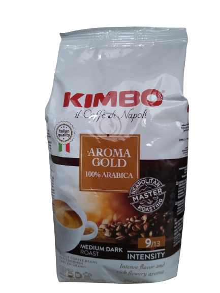 Kimbo Aroma Gold 100% Arabica 250g cafea boabe