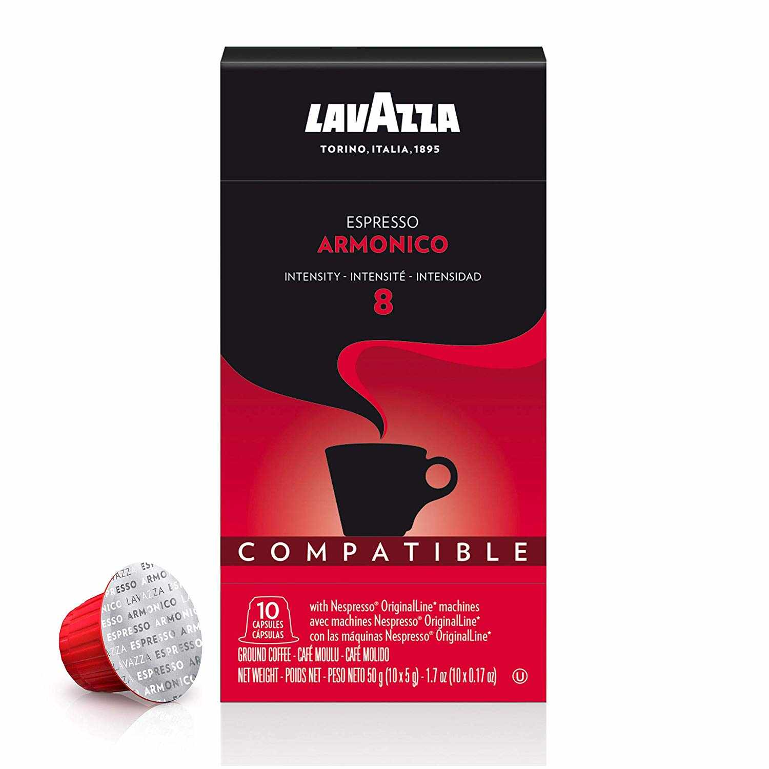 Lavazza Espresso Armonico 10 capsule compatibile Nespresso