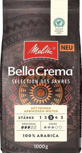 Melitta Bella Crema Selection Jahres cafea boabe 1 kg