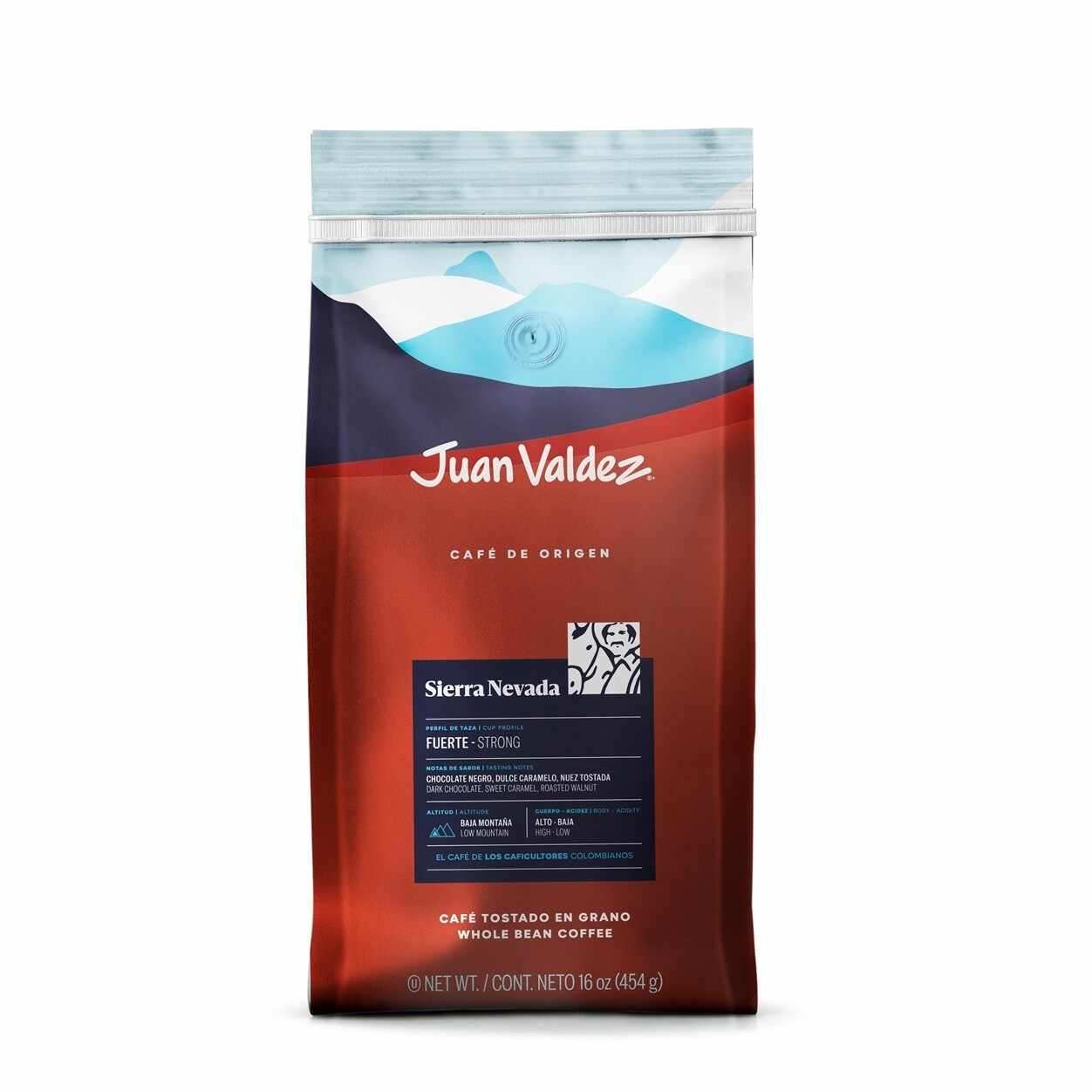 Juan Valdez Sierra Nevada cafea boabe de origine 454g