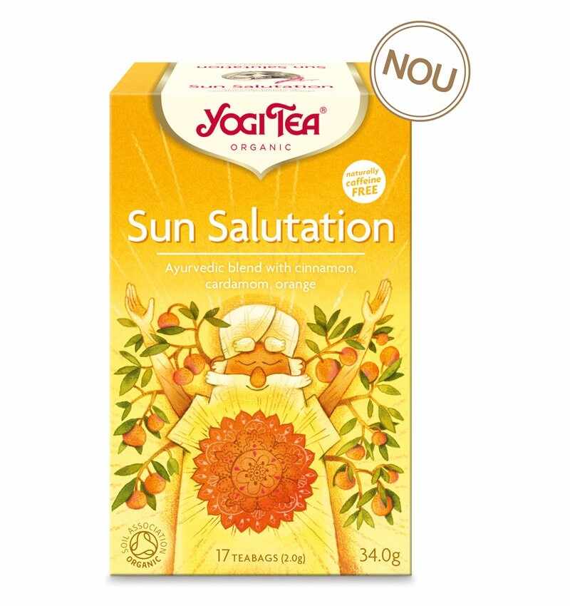 Ceai bio salutul soarelui, 17 pliculete 34.0g yogi tea