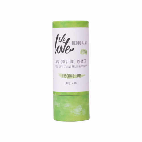 Deodorant Natural Stick - Luscious Lime - Vegan, 48g | We Love The Planet
